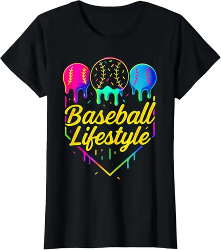 Vista 47 de Baseball Life Style 101 - Camiseta de béisbol para jóvenes