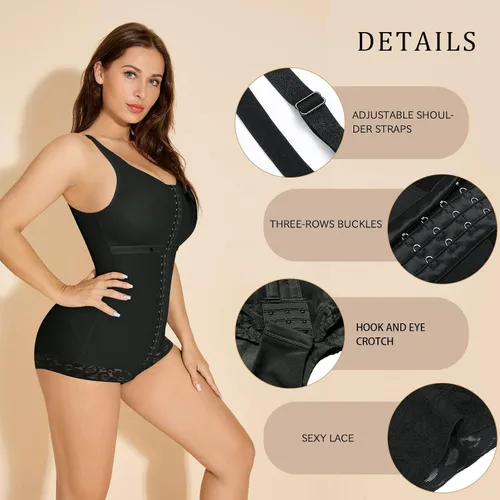 Vista 4 de SHAPSHE Faja - Faja - Ropa moldeadora de compresión para mujer con control de abdomen y faja talla grande moldeadora de cuerpo con gancho