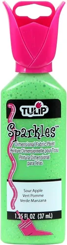 Vista 17 de Tulip Pintura dimensional para tela de 1-1/4 onzas, purpurina y diamante