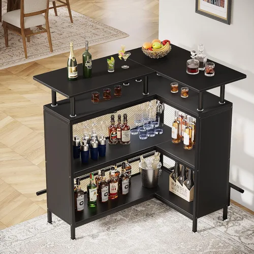 Vista 5 de LITTLE TREE Home Bar Unit Mini Licor Mesa Gabinete