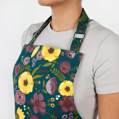 Vista 3 de Now Designs Adeline - Delantal de cocina para chef, 28 x 32 pulgadas