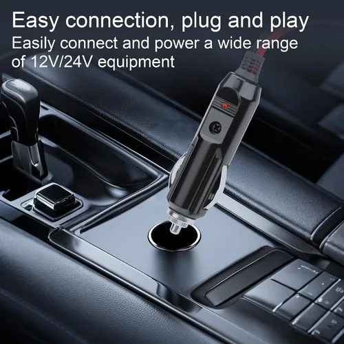 Vista 4 de 2PCS XT60 hembra a encendedor de cigarrillos de coche con Cable de encendedor de cigarrillos 14AWG 12V-24V, para compresor de aire, aspiradora