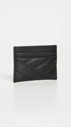 Vista 3 de Tory Burch Estuche para tarjetas Kira Chevron para mujer