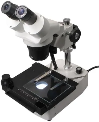 Vista 2 de OMAX Etapa mecánica X-Y para microscopios estéreo
