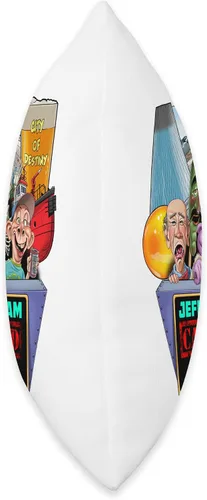 Vista 2 de JEFF DUNHAM Tacoma, WA (2023) - Almohada de 16 x 16 pulgadas, multicolor