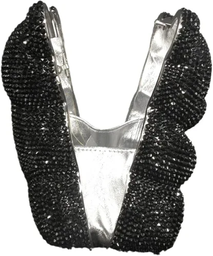 Vista 4 de Wholesales Handmade Bling Crystal Rhinestone Clutch Evening Bag for Formal Party Diamond Small Gummy Bear Clutch Dinner Purse