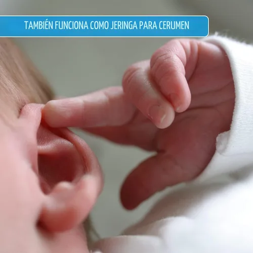 Vista 5 de Aspirador nasal para bebés con forma de jeringa con bulbo y jeringa para la cera de oídos, de Briggs. 2 oz