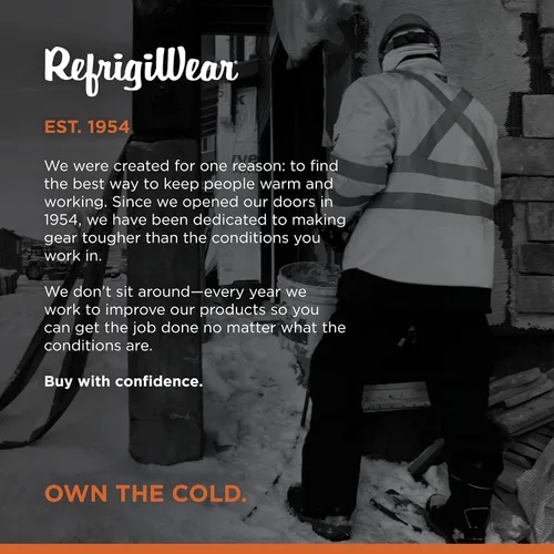 Vista 6 de RefrigiWear Chaqueta HiVis Extreme Softshell, abrigo aislante, clasificación de comodidad de -60°F