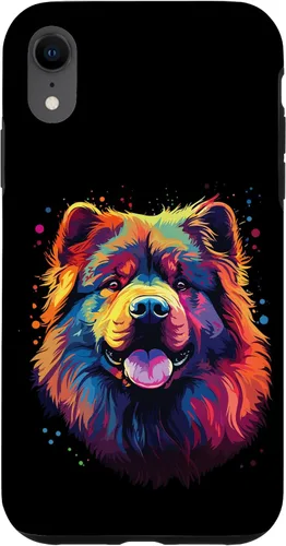 Vista 24 de Watercolour Colourful Dog Chow Chow Case for iPhone 16