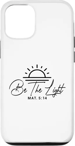Vista 28 de Dichos cristianos y versos de la Biblia Mateo 5,14 Funda para iPhone 16