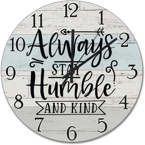Vista 61 de Reloj de pared con versículo bíblico, con cita religiosa, reloj de madera, texto inspirador cristiano, reloj de madera rústico personalizado
