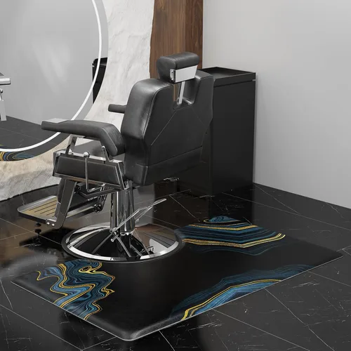 Vista 8 de Tapete antifatiga de 3 x 5 x 5/8 pulgadas de grosor para estilista, rectangular, cómodo, para peluquería, debajo de la silla