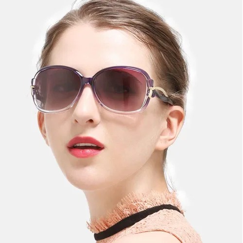 Vista 2 de Gafas de sol polarizadas retro para mujer gafas de sol para mujer