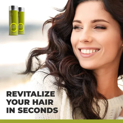 Vista 7 de Fibras capilares para adelgazar el cabello, espray de proteína de queratina natural para engrosar el cabello, fibras capilares para cabello
