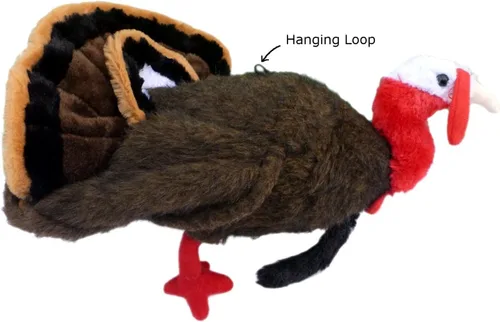 Vista 2 de Adore - Soporte de pared de peluche de Tom the Turkey de 22 pulgadas