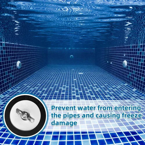 Vista 5 de Honoson 2 piezas tapones de winterización para piscina de 1 a 1.25 pulgadas, tapones para tubería de PVC/acero, tapones de goma para agujeros