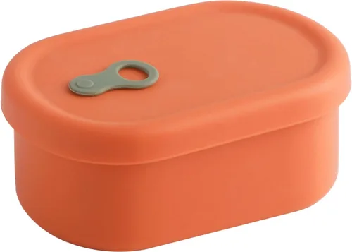 Vista 12 de Recipiente de comida de silicona coreana con ventilación de vapor, manzana verde 4pc