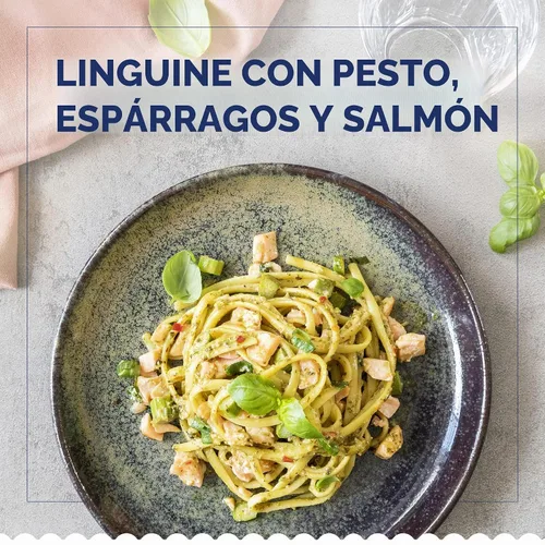 Vista 3 de Barilla Linguine Pasta, caja de 16 onzas, pasta sin OMG hecha con sémola de trigo duro, pasta certificada Kosher