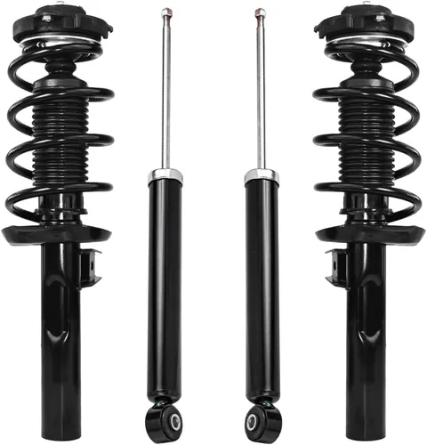 Vista 38 de Detroit Axle - Kit de 4 puntales para Ford Escape 2014-2019, 2 amortiguadores traseros ensamblaje 2 puntales delanteros y resortes helicoidales 2015