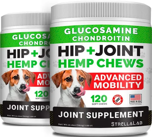 Vista 13 de STRELLALAB Melatonina para que los perros duerman 6 mg – Golosinas para dormir para perros – Pastillas para dormir para la ansiedad – Masticables
