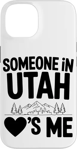 Vista 4 de Someone in Utah Loves Me Long Distance Family Case for iPhone 16
