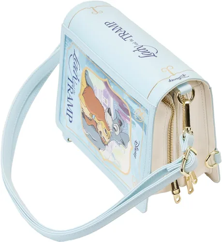 Vista 4 de Loungefly Disney Lady and the Tramp Book Crossbody Bag