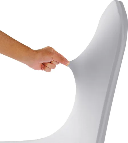 Vista 134 de Funda de elastano para silla, 12 unidades, fundas para silla, fundas para sillas de sala de estar, funda extraíble lavable y elástica para silla