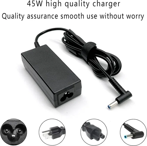 Vista 6 de 45W 19.5V 2.31A para cargador de laptop HP Punta azul, HP Pavilion x360 11 13 15, Zbook 14u G4 G5 15u 15 G3, 15-f111dx 15-f211wm 15-f233wm 15-f278nr