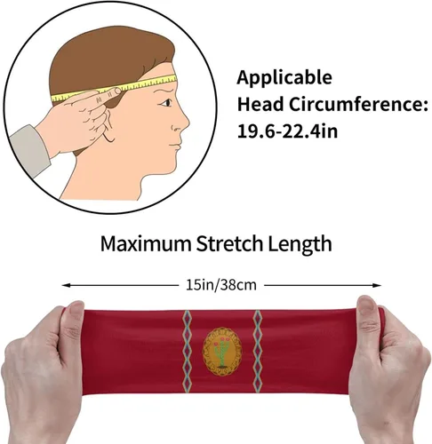 Vista 7 de Panteera Wayuu Headband for Men Women Sports Sweatband for Fitness Exercise Moisture Wicking Running Yoga Hairbands