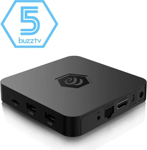 Vista 3 de BuzzTV Caja de TV Android 11 serie B5, procesador Amlogic S905W2 Quad-Core