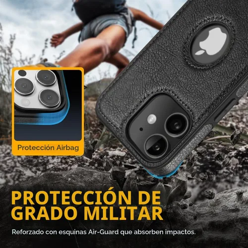 Vista 6 de Diseño compatible con iPhone 11, funda de cuero de lujo vintage, delgada, antideslizante, agarre suave, a prueba de golpes, funda protectora (2019)