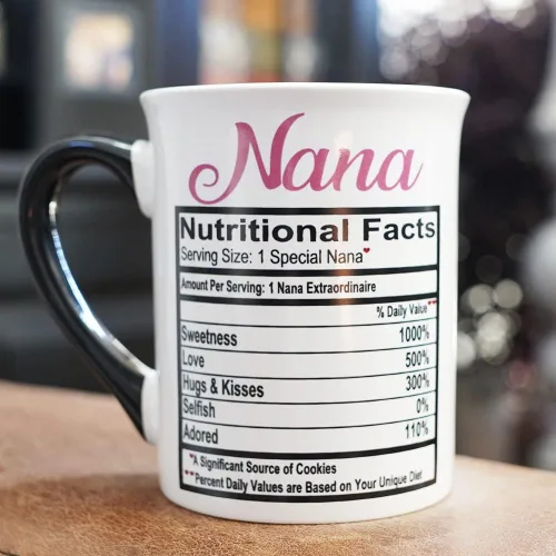 Vista 5 de Cottage Creek Nana - Taza de café de cerámica de 16 onzas, en caja