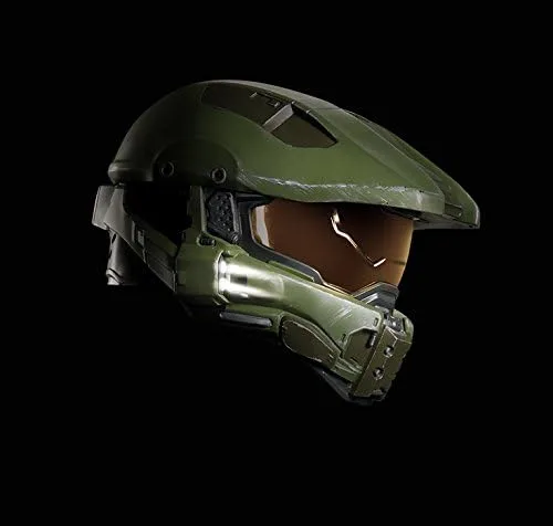 Vista 6 de Disguise Casco de lujo iluminado Master Chief para hombre, Multicolor