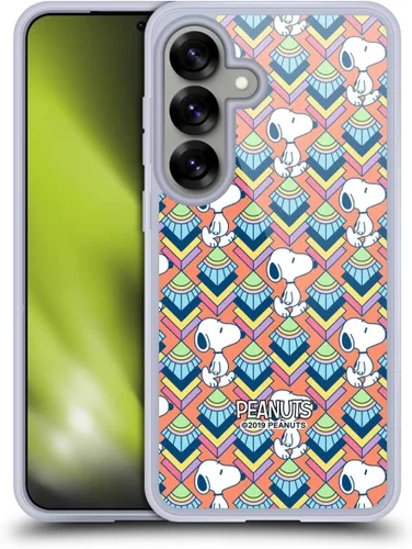 Vista 225 de Head Case Designs Snoopy Deco Dreams - Funda de gel con licencia oficial de Peanuts Blue Pattern [protección de grado militar] compatible con Google