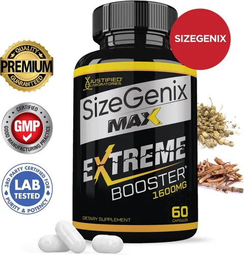 Vista 2 de Sizegenix Max 1600MG Advanced - Fórmula de salud para hombres 60 cápsulas
