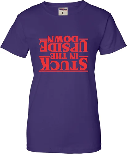 Vista 16 de Go All Out Camiseta para mujer Stuck in The Upside Down