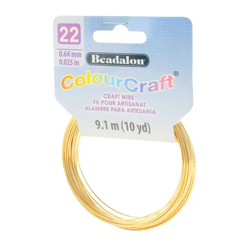Vista 13 de Beadalon ColourCraft - Alambre para hacer joyas, artesanía pesada, núcleo de cobre estructural, calibre 16, bobina de cobre de 2.3 yardas