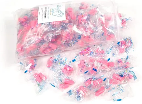 Vista 10 de Tapones para los oídos pequeños de espuma, 50 pares, tapones desechables de 30 db para reducción de ruido para niños, mujeres, niños, bebés, niños