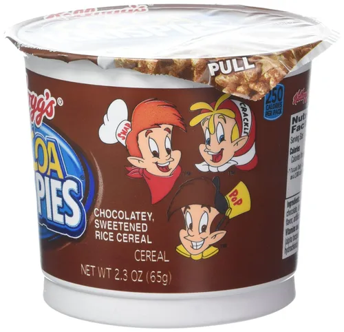 Vista 6 de Kellogg's Cocoa Krispies - Cereal de arroz endulzado con chocolate, seis tazas de 2.3 onzas Rice Krispies