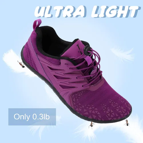 Vista 2 de L-RUN Zapatos de agua para hombre y mujer, zapatos de agua para senderismo, secado rápido, calcetines acuáticos para natación, buceo, caminar