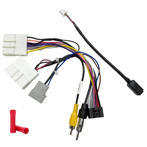 Vista 11 de Adaptador de cableado de radio del mercado de repuestos compatible con Nissan 2007-2013/Subaru 2008-2013, arnés de estéreo de coche Android de 16
