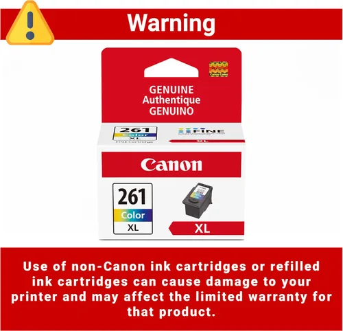 Vista 5 de Canon Ink CL-261XL Amr - Tinta para impresora, extragrande, multicolor (paquete de 2)