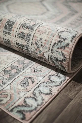 Vista 5 de Rugs America Hailey HY10A Heath - Alfombra vintage de transición de 8 x 10 pies