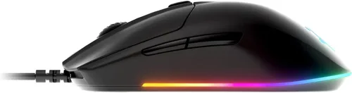 Vista 4 de SteelSeries Rival 3 - Mouse para juegos - Sensor óptico TrueMove Core de 8,500 CPI - 6 botones programables - Botones de gatillo divididos (renovado)