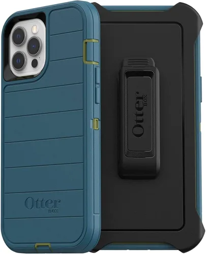 Vista 4 de OtterBox Defender Series - Carcasa para iPhone 12 Pro Max, color negro