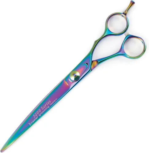 Vista 11 de Master Grooming Tools 5200 Rainbow Series Tijeras — Tijeras de alto rendimiento para perros de aseo – Adelgazantes, 6½ pulgadas