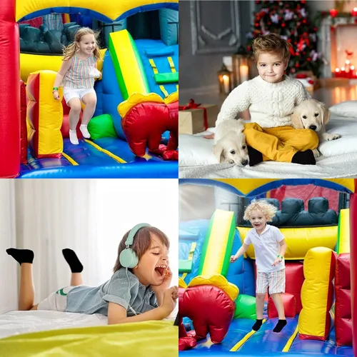 Vista 5 de SPTRAMLE Calcetines para niños 25 pares de calcetines para niños pequeños de corte bajo para niños y niñas de 0 a 14 años juego de 25 pares