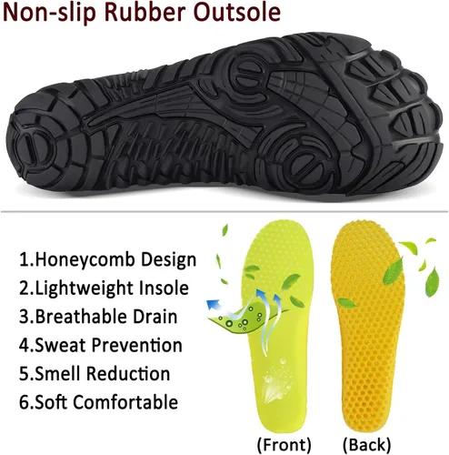 Vista 7 de MAYZERO Zapatos de agua para hombres y mujeres, zapatos de surf, playa, piscina, zapatos de punta ancha, senderismo, zapatos de agua, zapatillas