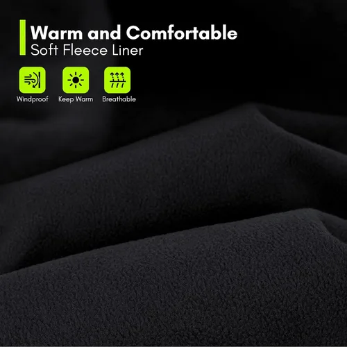 Vista 3 de Extremus Winter Gloves for Men Women, Touchscreen Running Gloves, Anti-Slip Palm Warm Gloves for Running, Cycling, Hiking & Driving, Cold Weather