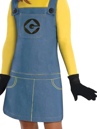 Vista 3 de Disfraz de Minion de Mi Villano Favorito para niñas., S, Un solo